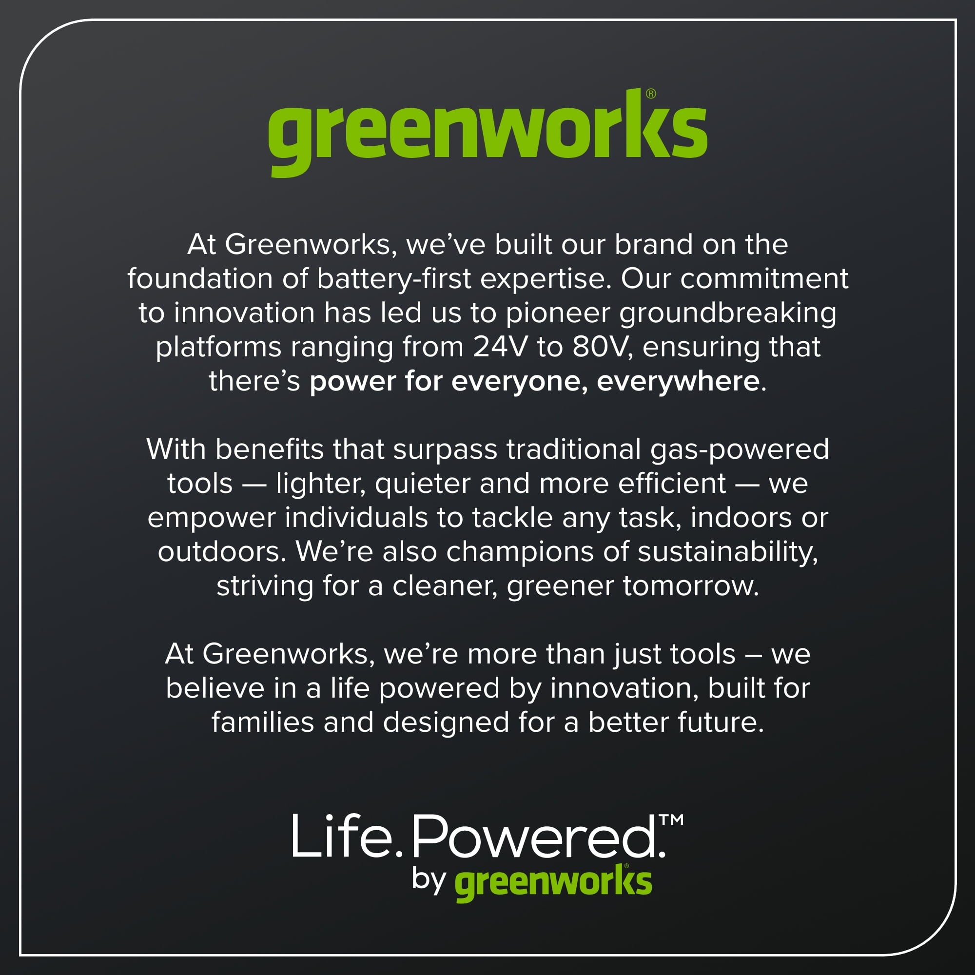 Greenworks 60V 21” Self-Propelled Lawn Mower with (2) 5.0 Ah Batteries & Rapid Charger 2546202