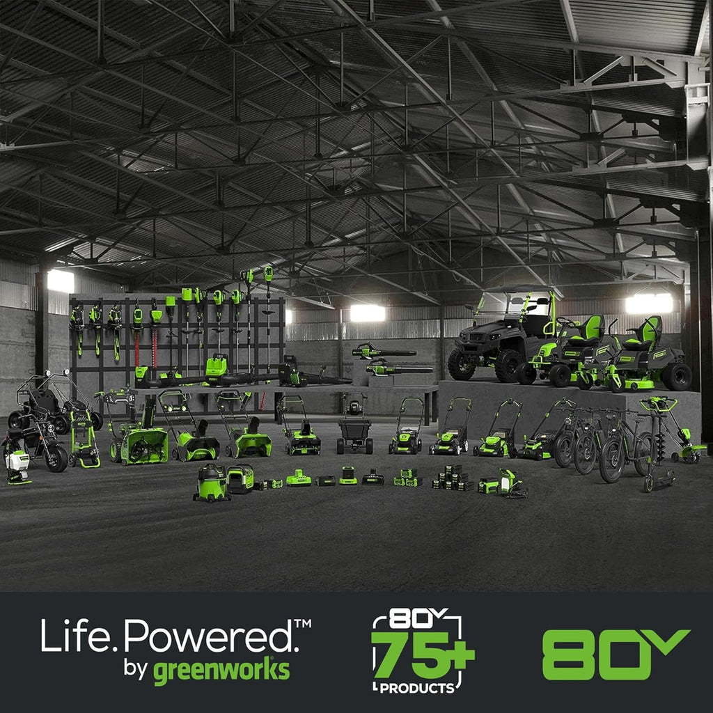 Greenworks Pro 80V 21-Inch Brushless Self-Propelled Lawn Mower, 4Ah Battery Included MO80L410