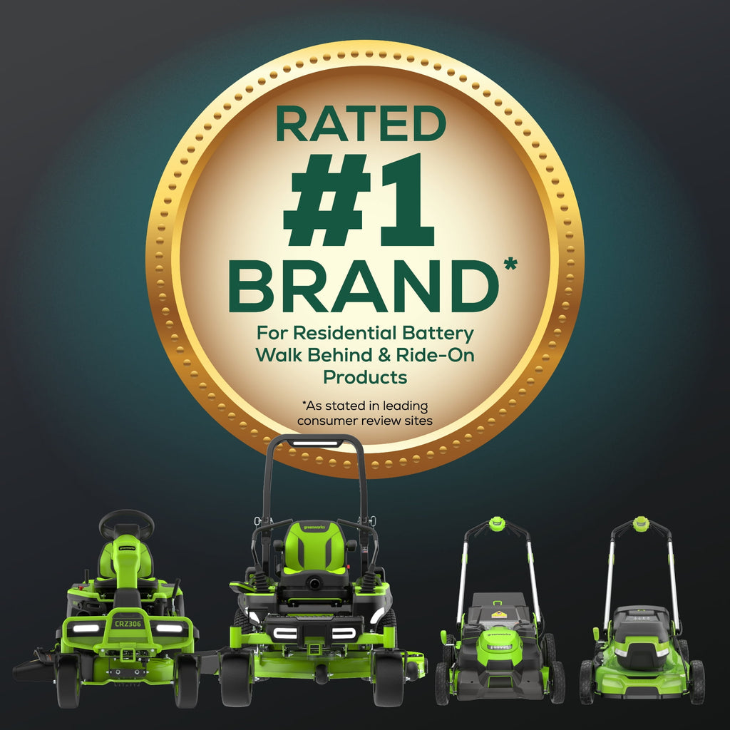 Greenworks 60V 21” Self-Propelled Lawn Mower with (2) 5.0 Ah Batteries & Rapid Charger 2546202